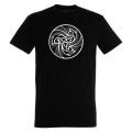T-shirt homme Triskell Tribal Noir Profond XS