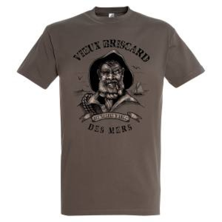 T-shirt homme Vieux Briscard des Mers Zinc S