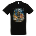 T-shirt homme Viking et Son Drakkar (Exclusif) Noir Profond S