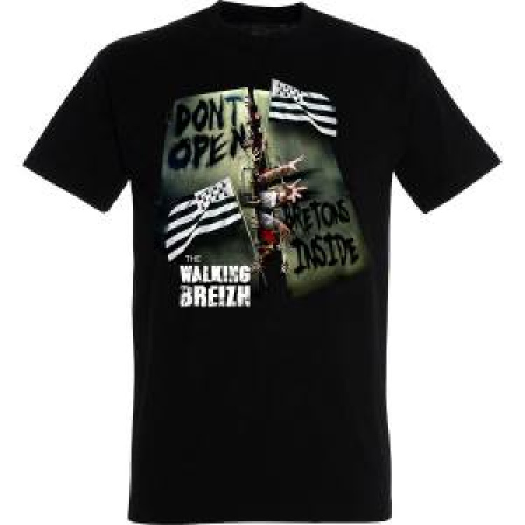 T-shirt homme Walking Breizh Noir Profond XS