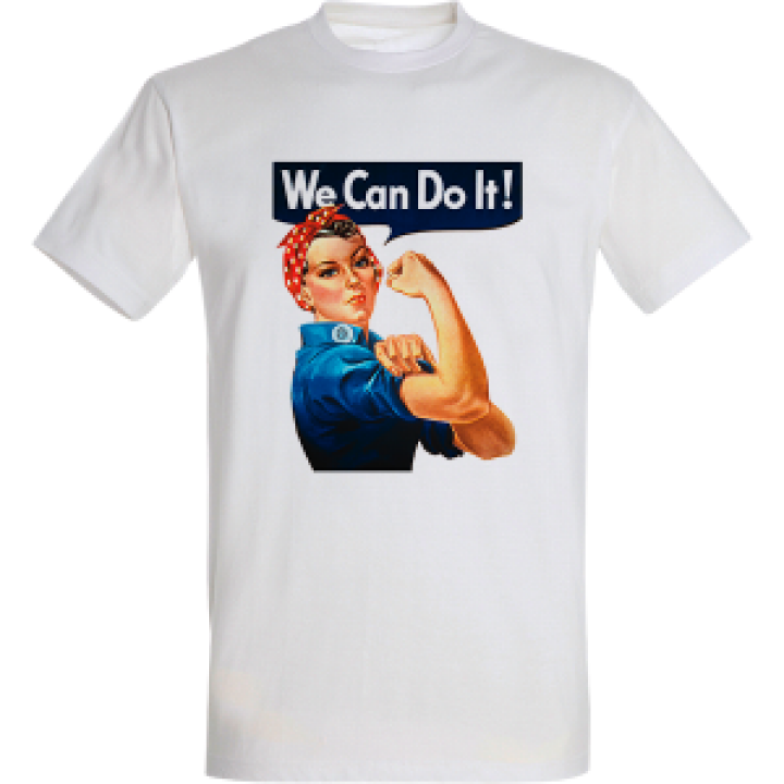 Tshirt homme We Can Do It  Blanc M