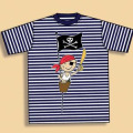 T-shirt Marini&egrave;re enfant Pirate sur m&acirc;t (Bb3003) ray&eacute;e 2 ans