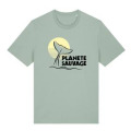 T-shirt premium bio Caudale Dauphin et Soleil Planète Sauvage Aloe - Stanley S