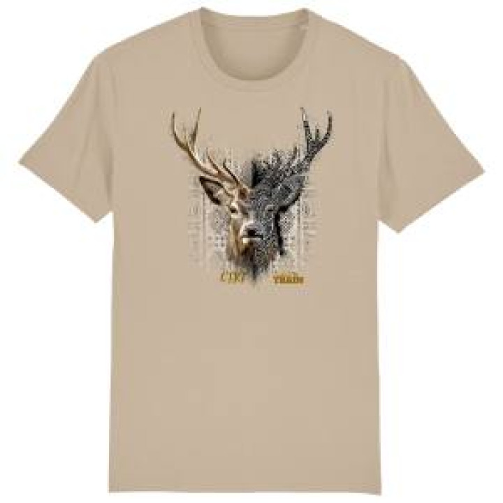 Tshirt premium bio Cerf Native Tribes Safari Train Desert Dust M