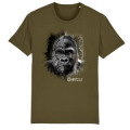 T-shirt premium bio Gorille Native Tribes Vallée des Singes Camel S