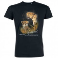 T-shirt premium bio Guépard Zoo de la Fleche Black XS
