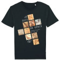 T-shirt premium bio Je suis un Génie Carres Burgundy XS