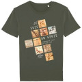 T-shirt premium bio Je suis un Génie Carres Noir XXL