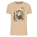 T-shirt premium bio Lion Blanc (Exclusif) Zoo de Jurques Desert Dust S