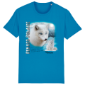 T-shirt premium bio Renard Polaire Zoo de Jurques Azur S