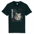 T-shirt premium bio Tigre Blanc Zoo de la Fleche Black XS