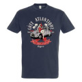T-shirt unisexe 2 CV Côte Atlantique les Sables d’Olonne Palmiers Marine S