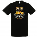 T-shirt unisexe 2 CV Vintage 17 la Rochelle Noir Profond S