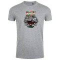T-shirt unisexe 2 CV Vintage Pays Basque Gris Chin&eacute; XS