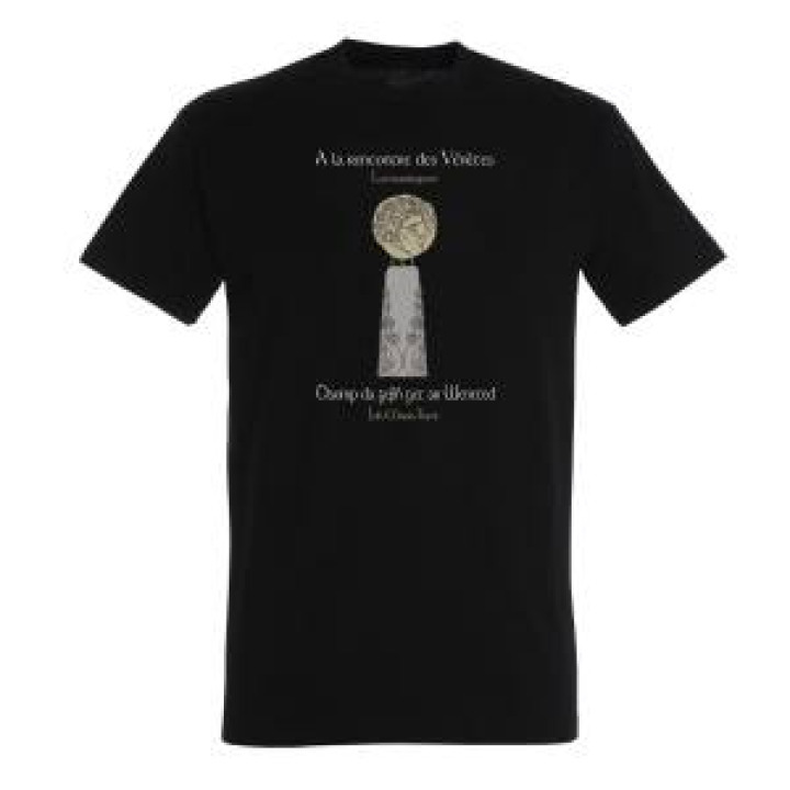 Tshirt unisexe A la Rencontre des Vénètes Noir Profond S