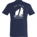 T-shirt unisexe Association Kaer E Mem Bro pocket + Bateau Kaer E Men Bro Locmariaquer Marine M