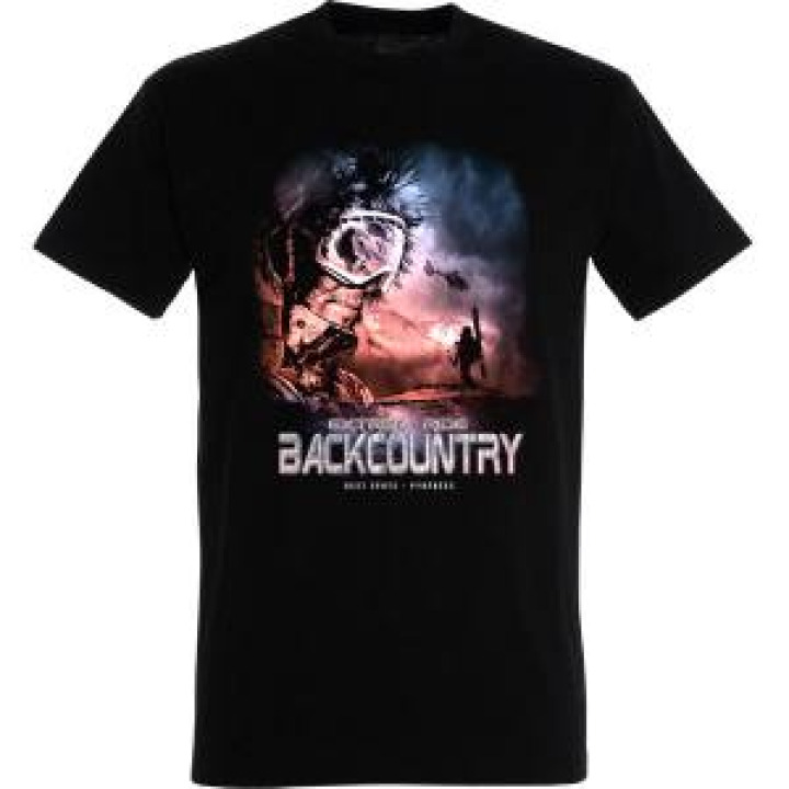 Tshirt unisexe Back Country Pyrénées Noir Profond XS
