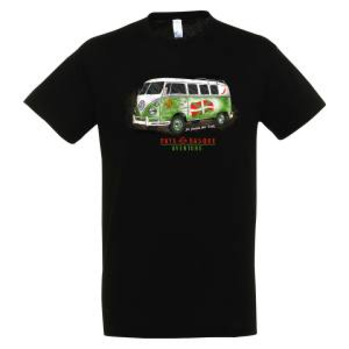 Tshirt unisexe Bask Combi Saint Jean de Luz Anthracite Chiné S
