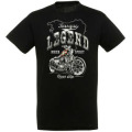 T-shirt unisexe Basque L&eacute;gende Biker Noir Profond XS