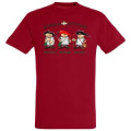 T-shirt unisexe Basque Saint Jean de Luz/ Espelette/ Hendaye Rouge Tango S