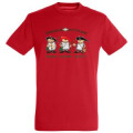 T-shirt unisexe Basque Standard/ Espelette/ A&iuml;nhoa Rouge XS