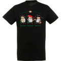 T-shirt unisexe Basque Standard/ Mauleon/ Garazi Noir Profond S