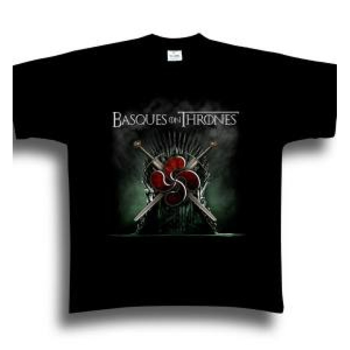 Tshirt unisexe Basques On Thrones Noir Profond S