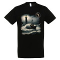 T-shirt unisexe Bateau Phare Île d’Oléron Noir Profond XS