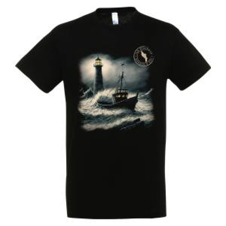 Tshirt unisexe Bateau Phare Île dOléron Noir Profond S