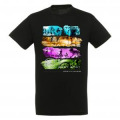 T-shirt unisexe Bike Nature Côte Atlantique Noir Profond XS