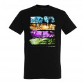 T-shirt unisexe Bike Nature la Mongie Noir Profond XS
