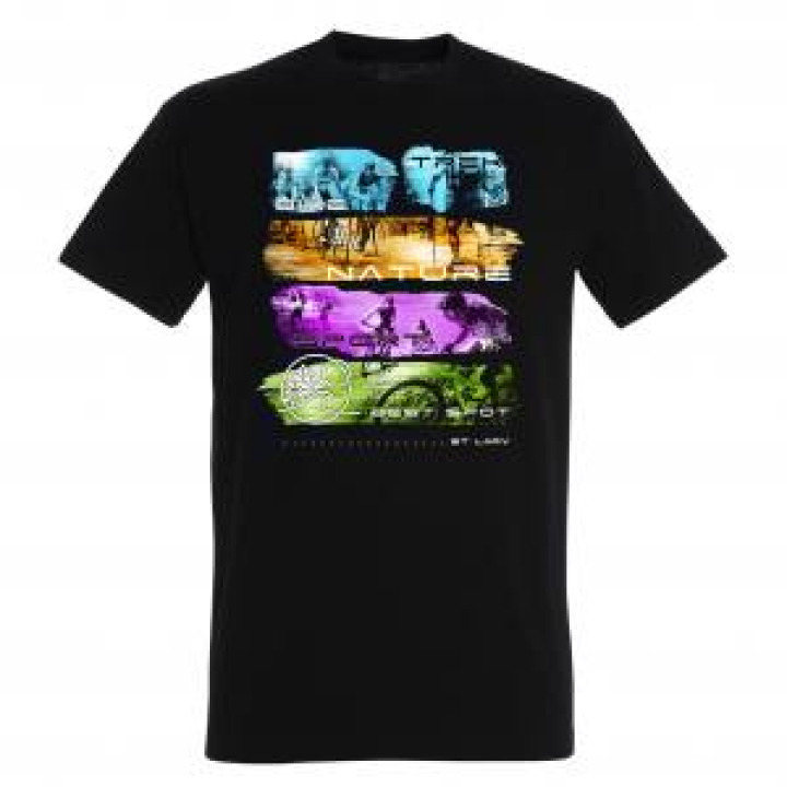 Tshirt unisexe Bike Nature Saint Lary Noir Profond XS