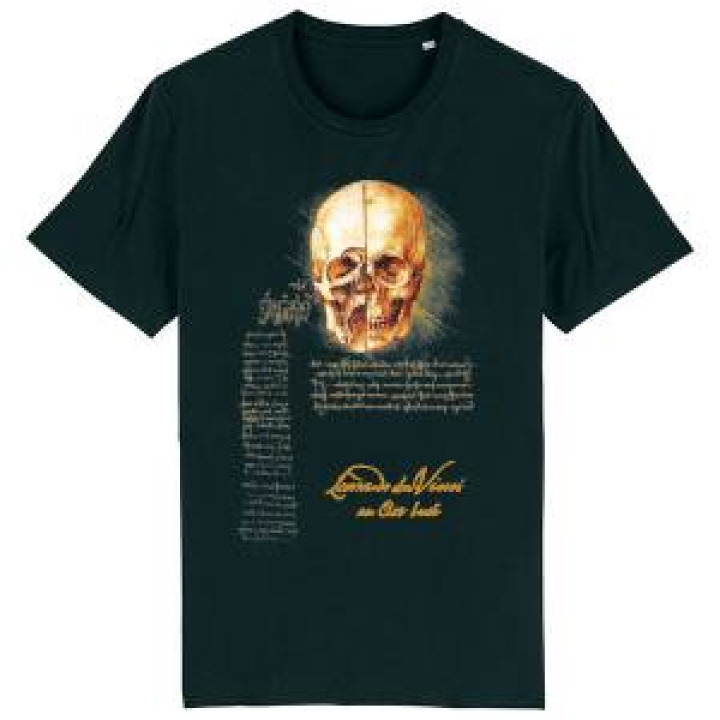 Tshirt unisexe bio Crâne Black M