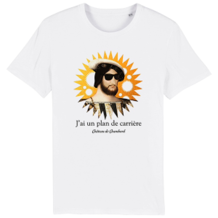 Tshirt unisexe bio François 1er Lunettes White M