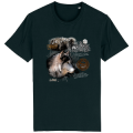 T-shirt unisexe bio Loup le Pal Black S