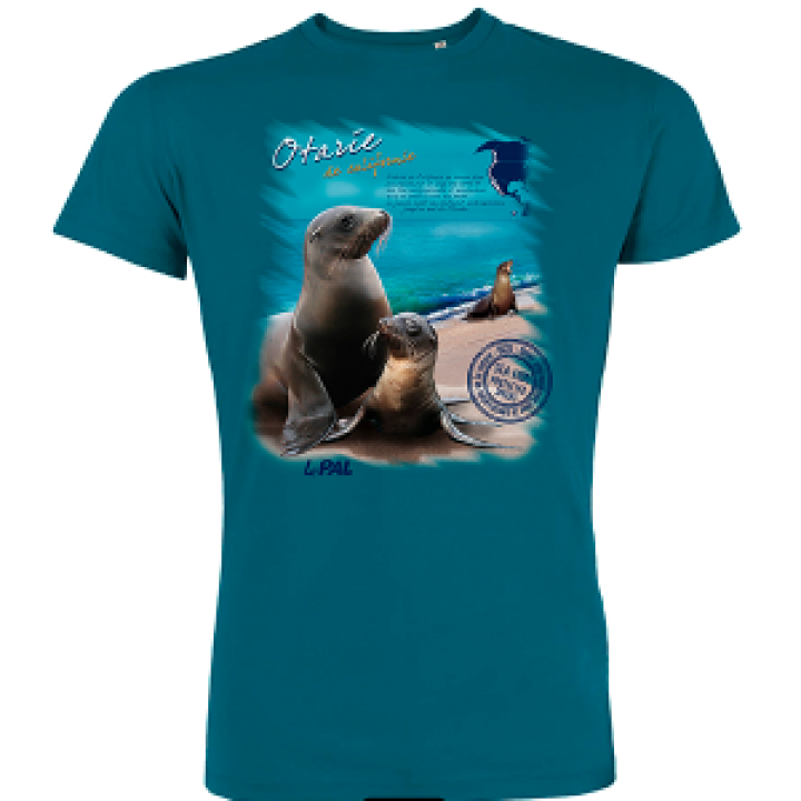 Tshirt unisexe bio Otarie le Pal Ocean Depth S