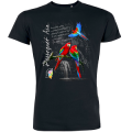 T-shirt unisexe bio Perroquets Aras Zoo Corsica Black S