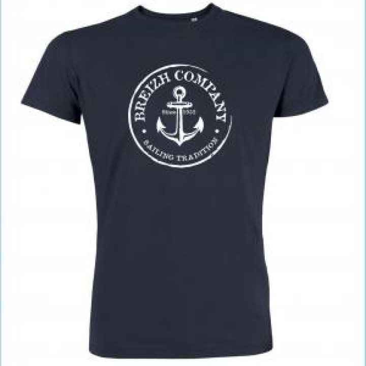 Tshirt unisexe Breizh Company  Ancre Marine S