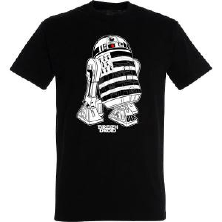 T-shirt unisexe Breizhdro&iuml;d (Sh18811) Noir Profond S