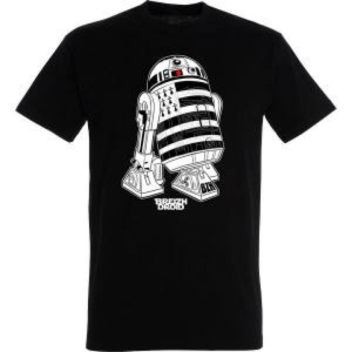 Tshirt unisexe Breizhdroïd Sh18811 Noir Profond M