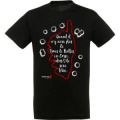 T-shirt unisexe Carte de Corse Trous de Balles Noir Profond S