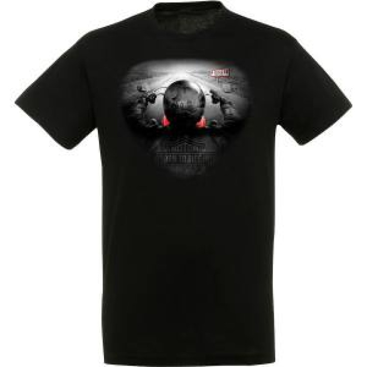 Tshirt unisexe Casque Ajaccio Noir Profond S