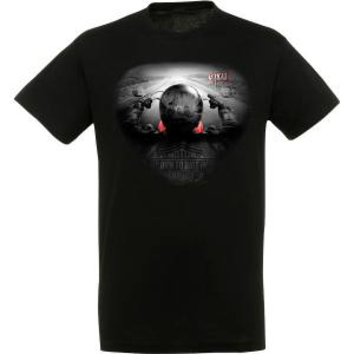 Tshirt unisexe Casque Calvi Noir Profond M
