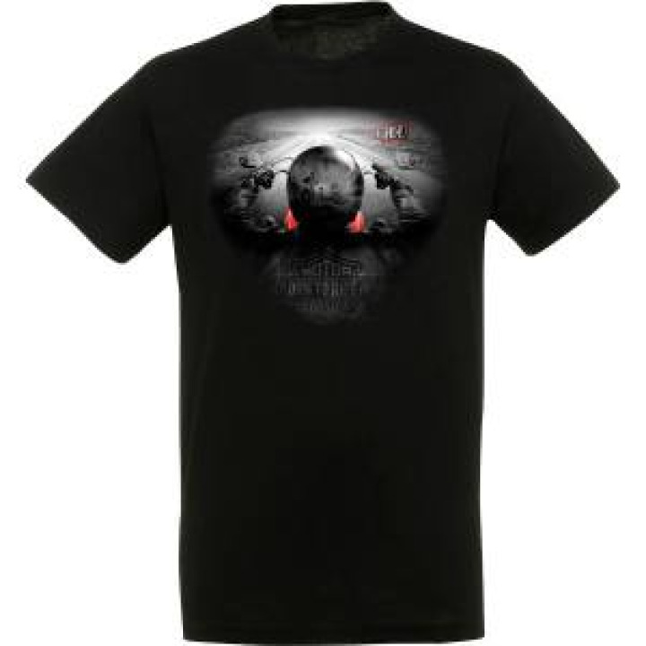 Tshirt unisexe Casque Corsica Noir Profond M