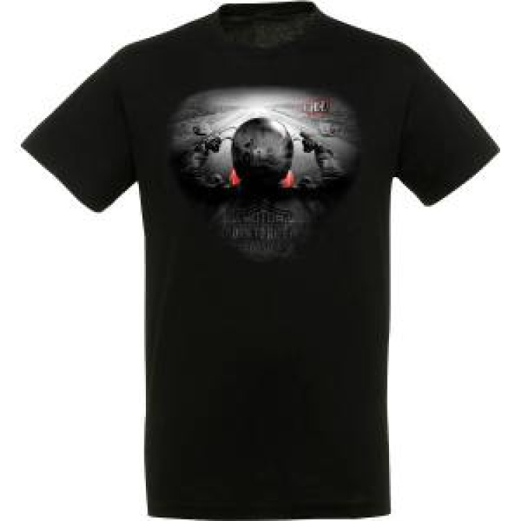 T-shirt unisexe Casque Corsica Noir Profond 3XL