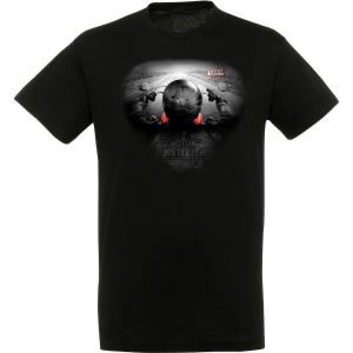 Tshirt unisexe Casque lile Rousse Noir Profond M