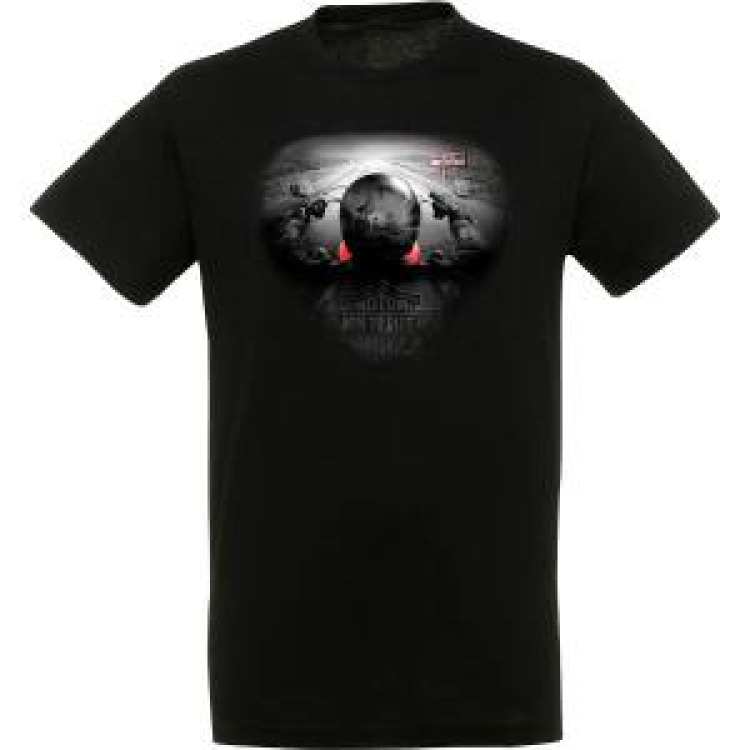 T-shirt unisexe Casque Saint Florent Noir Profond XL