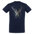 T-shirt unisexe Cerf Native Tribes Loudenvielle Marine S