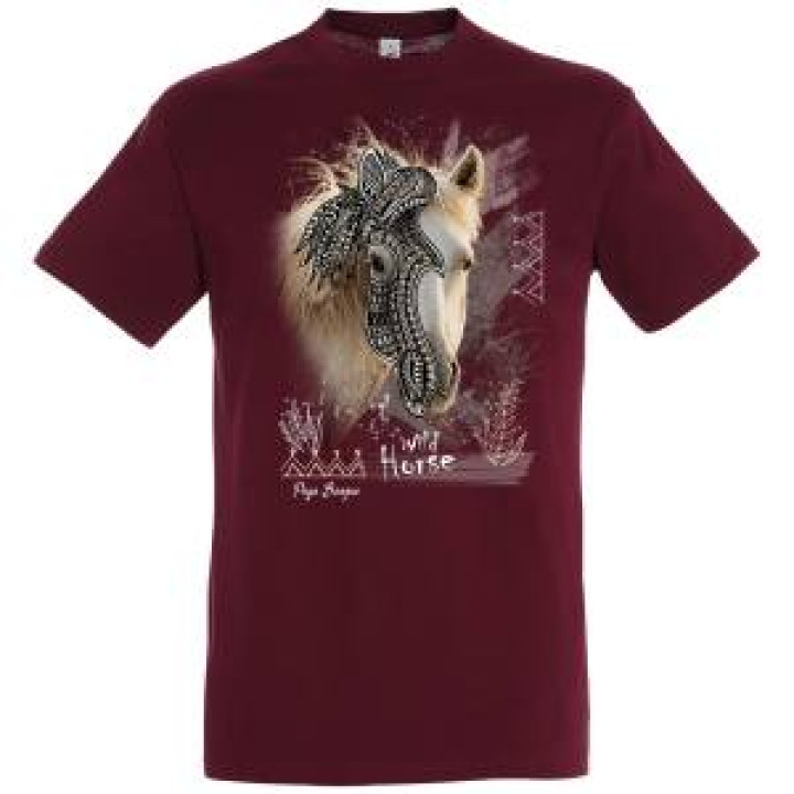 Tshirt unisexe Cheval Native Tribes Pays Basque Bordeaux S
