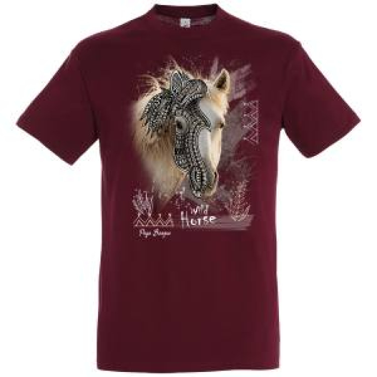 T-shirt unisexe Cheval Native Tribes Pays Basque Bordeaux L